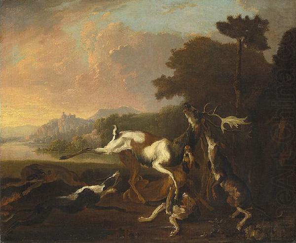 Abraham Hondius The Deer Hunt oil painting picture